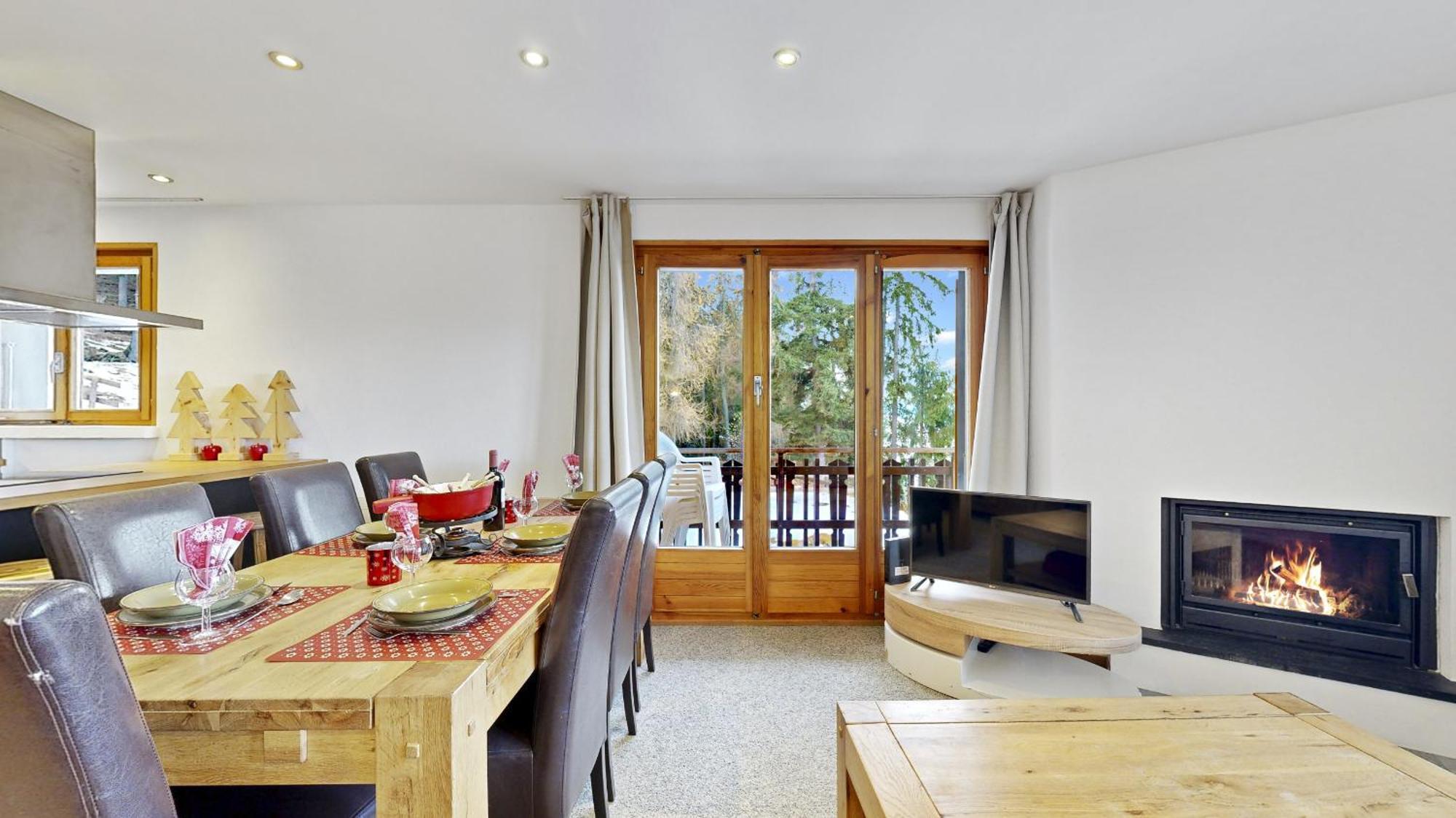 Melezes R-S Mountain & Ski Lift Apartements Veysonnaz Exterior photo